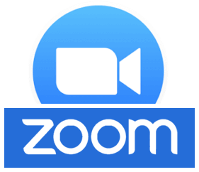 logo du programme zoom cloud meeting, utilisé pour les cours de musique en ligne